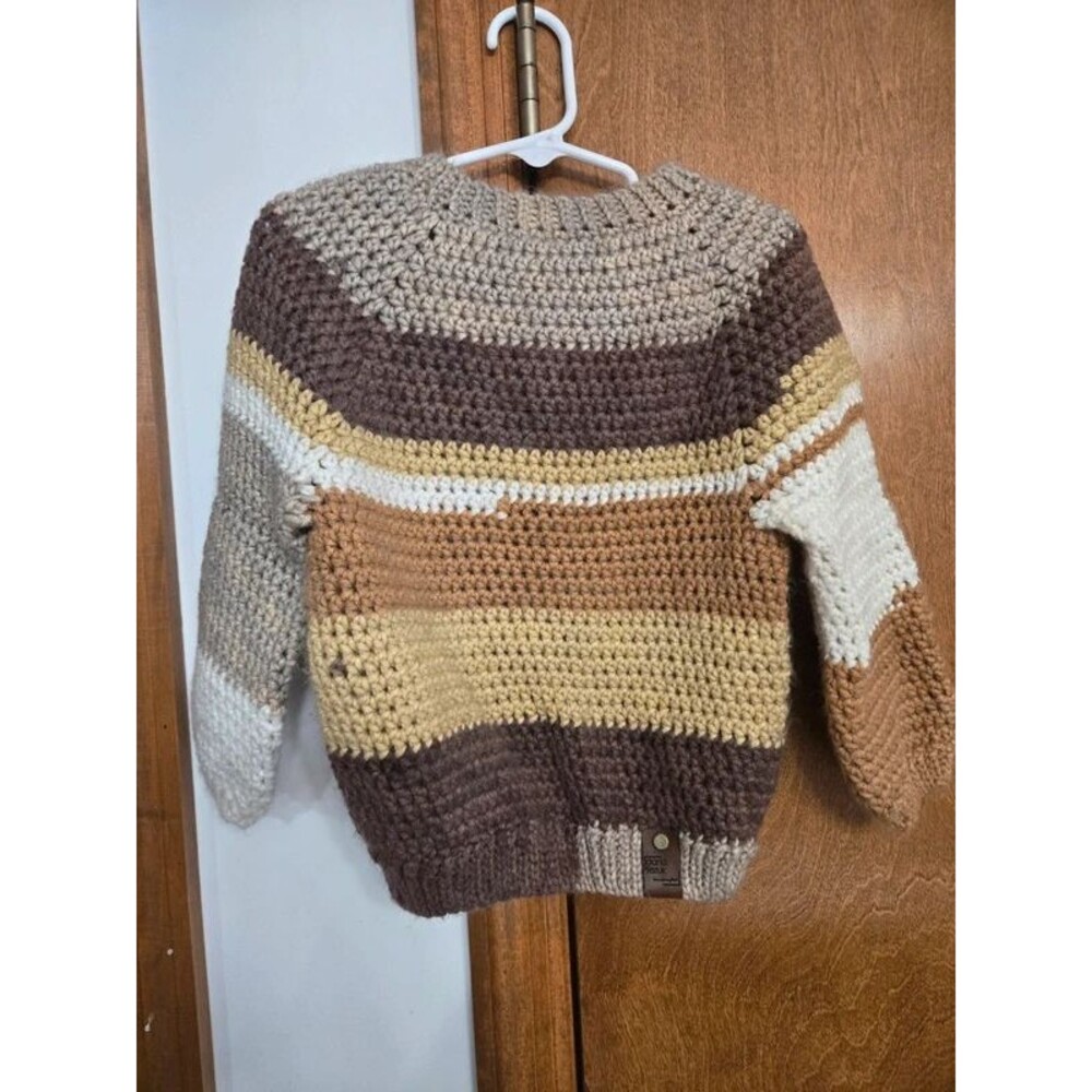 Crocheted toddler sweater